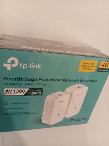 TP-Link TL-WPA8631P AV1300 Gigabit Passthrough Powerline ac Wi-Fi Extender UK