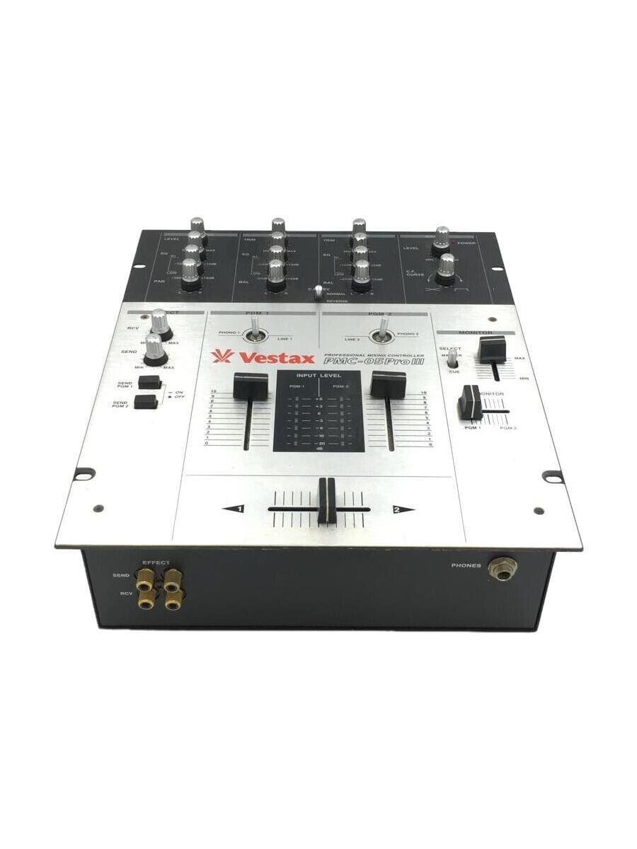 VCA Vestax PMC-05 Pro Ⅲ Silver DJ Mixing Controller USED Body only From Japan VCA Vestax PMC-05 Pro Ⅲ Silver DJ Mixing Controller USED Body only From Japan