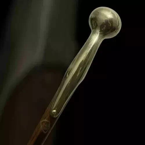 NEW SOLID ANTIQUE SOLID BRASS HANDLE WOODEN WALKING STICK CANE VINTAGE DESIGNER - Picture 2 of 6