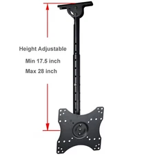 Ceiling Mount 26 29 32 37 39 40 42 47 LED UHD TV Monitor Tilt Swivel Bracket 1nx