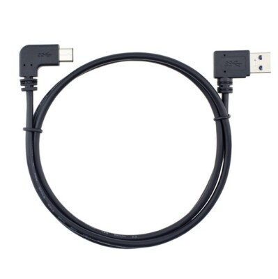 Rechter Winkel Micro Links USB In Auto Ladegerät Kabel für TomTom Go 520 Navi