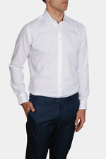 Abelard Bedford Dobby Slim Fit Shirt - RRP 109.99 - FREE POST