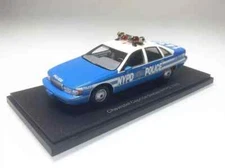 RARE!!! BOS 1/43 Scale Resin Chevrolet Caprice Sedan NYPD 1992-Model Car Blue