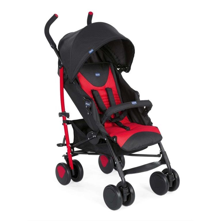 Chicco 07079431300000 carrozzina Passeggino gemellare 1 seduta(e) Nero, Rosso