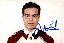 Justus Annunen Signed 4x6 Photo Team Finland / Colorado Avalanche #2