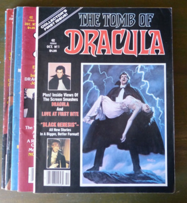 Tomb of Dracula Marvel Mag COMPLETE issues 1 - 6 1979 Ditko Chaykin Colan