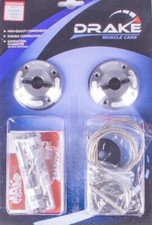 Drake 5r3z-6316892-k Hood Pin Kit Billet For 05-09 Mustang