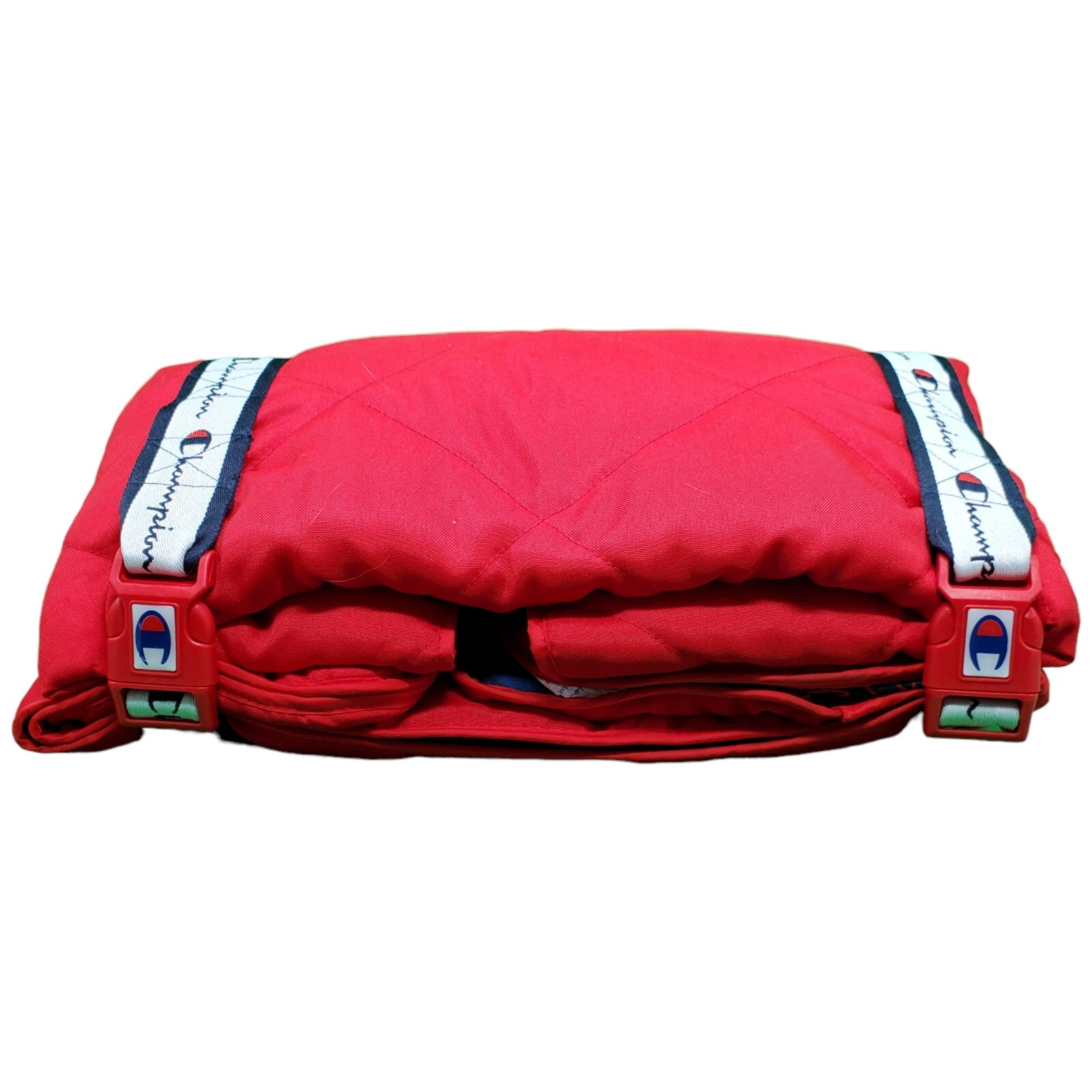 Champion Pet Stadium Blanket CP4034 GM111521 Medium 29"×39" Red Blue Handle