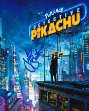JUSTICE SMITH signed Autogramm 20x25cm POKEMON PIKACHU in Person autograph COA
