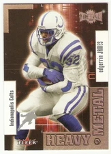 EDGERRIN JAMES 2000 FLEER METAL HEAVY METAL 7 INDIANAPOLIS COLTS HURRICANES