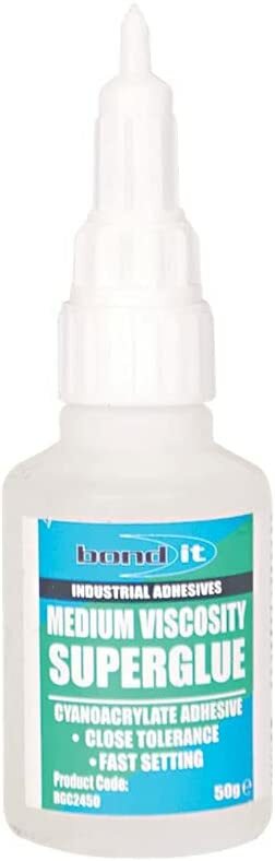 Bond It Medium Viscosity Super Glue Adhesive Clear Cyanoacrylate 50gm