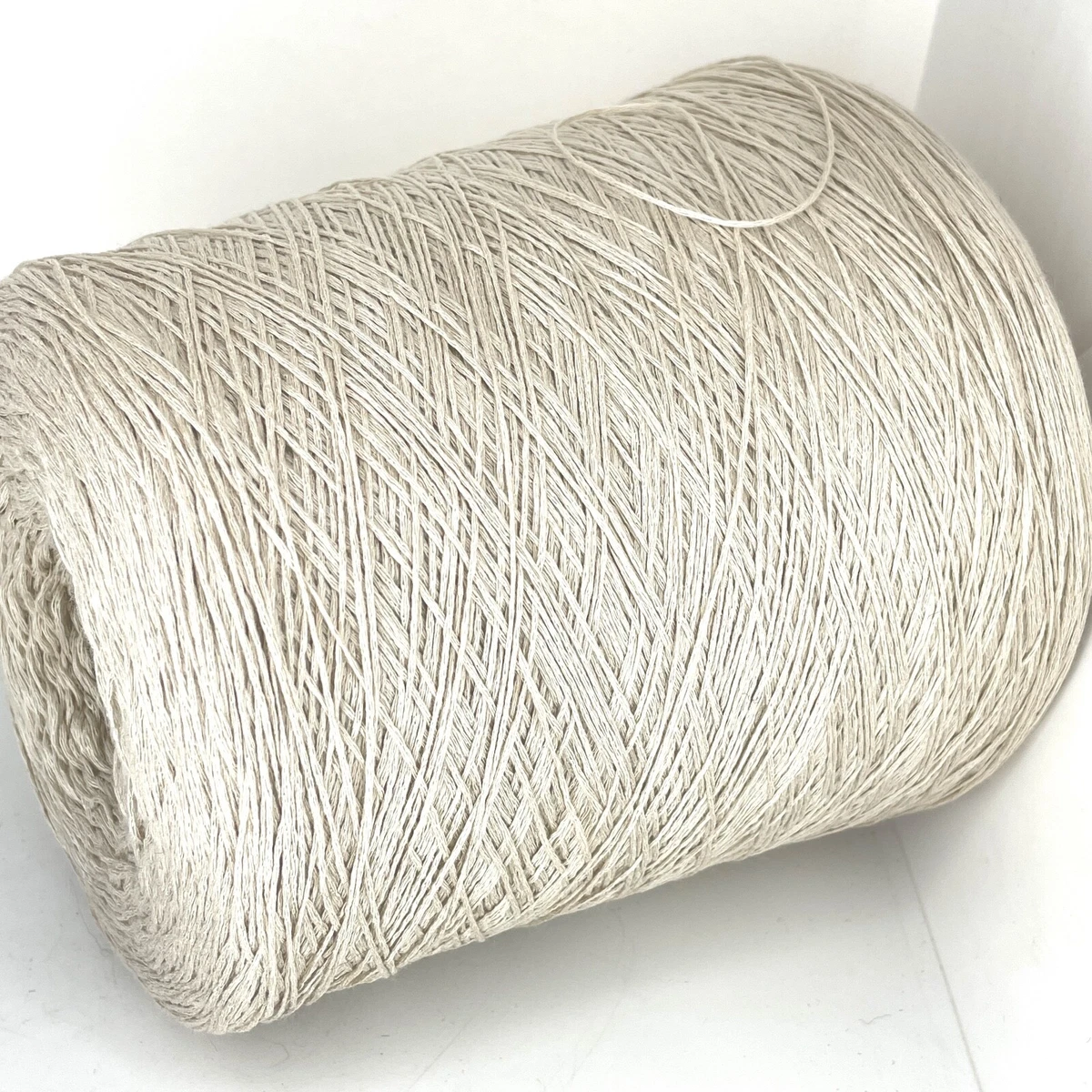 Fil à Tricoter IGEA En Mohair Beige - Gros Cône De 1 Kg 240, Neuf, Origine Italie