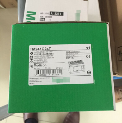 One Schneider TM241C24T PLC Module Expedited Shipping New In Box