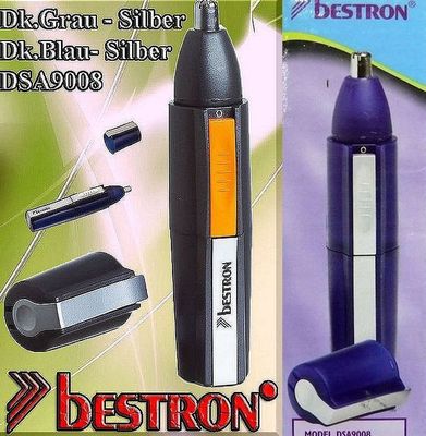 Bestron DSA9008 Nasen Ohren Haarschneider Wet&Dry Haarknipper Haarentfern K1