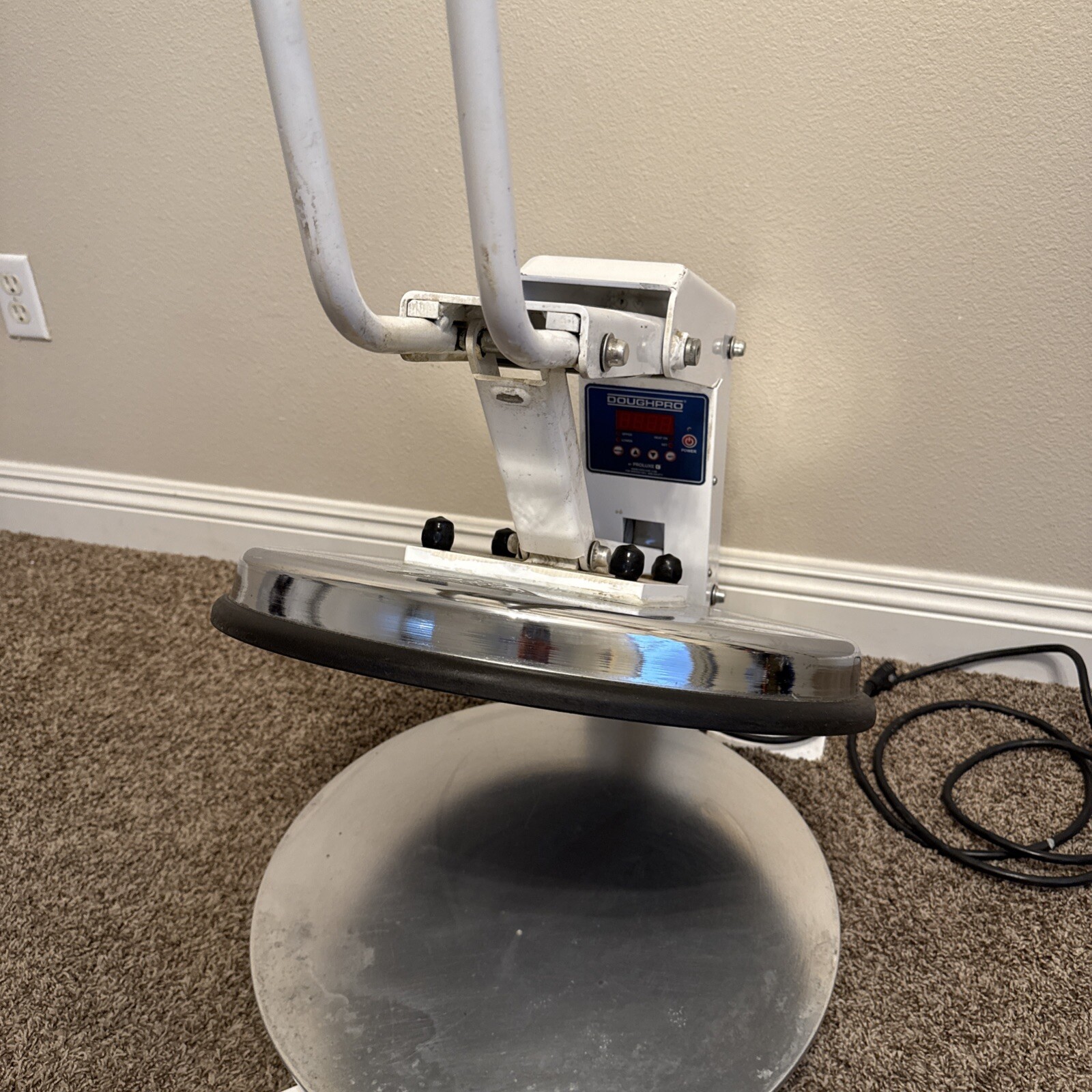 Proluxe DoughPro PP1818 Commercial Pizza Dough Manual Press Tortilla Warmer