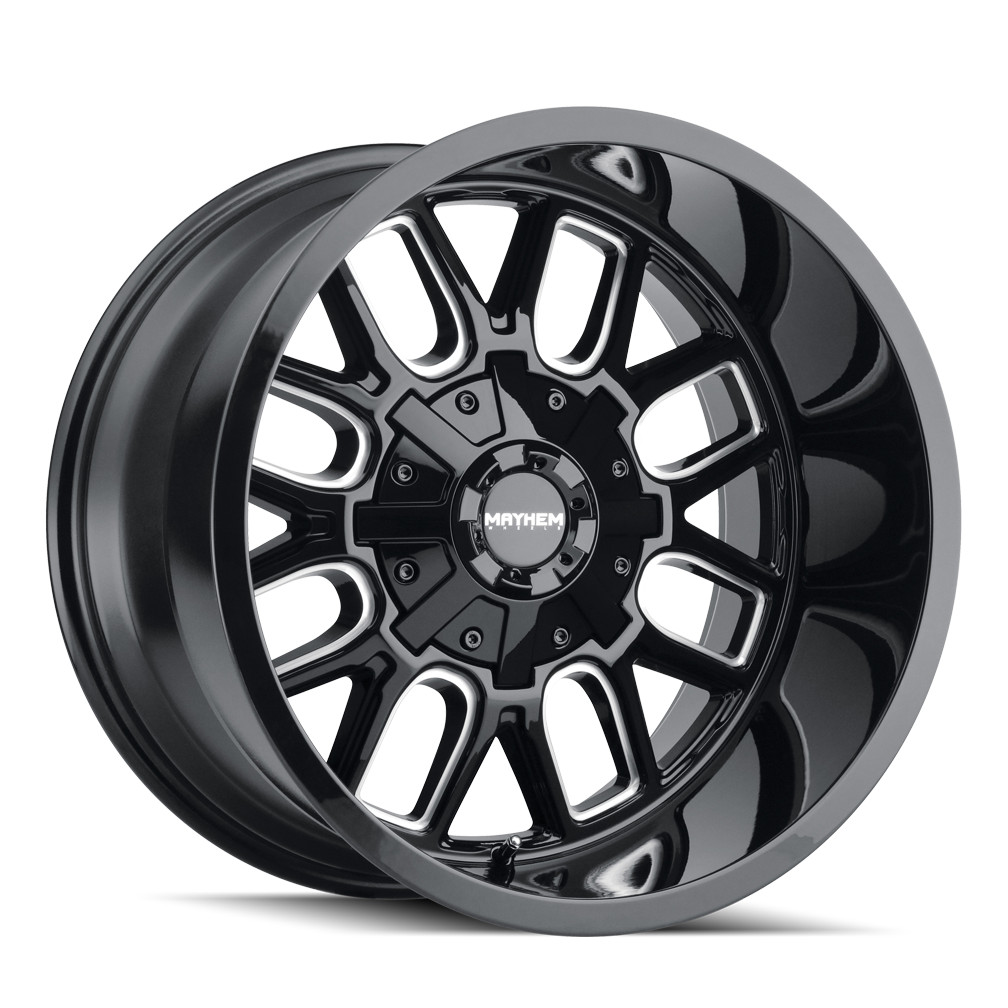 Mayhem COGENT 20X9 8X170 0mm Gloss Black Milled