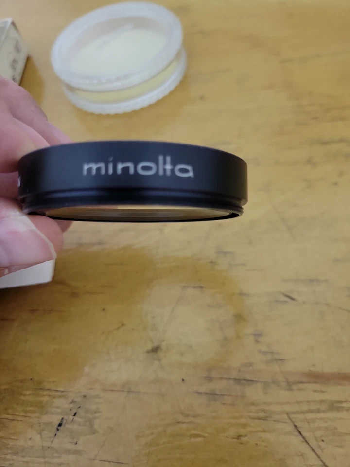 Filtro de lente atornillable de primer plano Minolta No.1 para cámaras de la serie SR Foto 3 de 4