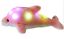 thumbnail 1  - Wewill Dolphin Creative Colorful LED Light Stuffed Animal Glowing Plush Toy▪Pink