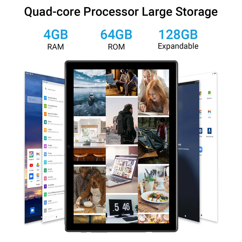 NEU XGODY 10.1'' HD Android 11 Tablet 8000mAh 64GB bis 128GB 5G WIFI 8MP DE 🇩🇪 - Bild 4 von 4