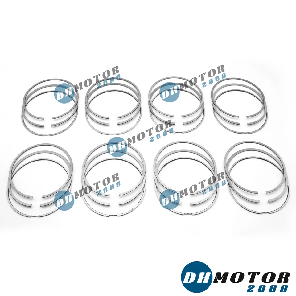 Juego de 8 anillos de pistón Φ96 mm para 4,8 L 970 9PA Porsche Cayenne Panamera S GTS Turbo Foto 2 de 4