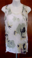 Sleeveless Top " Simply Vera " by Vera Wang, Women's size XS,  Floral Pattern