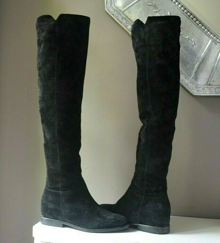 KNEE FLAT RIDING BOOTS Euro Sz 