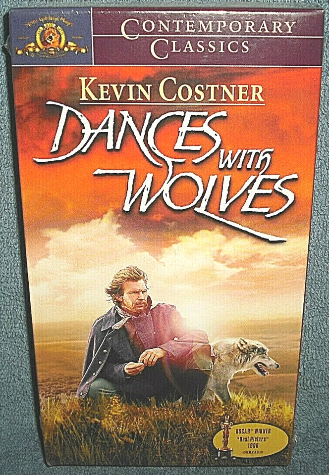 DANCES WITH WOLVES - VHS - 1999 - KEVIN COSTNER - BRAND NEW SEALED - Image 4 of 4
