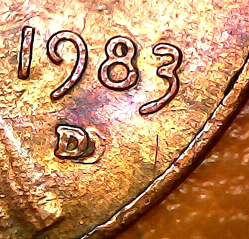 1983 D Lincoln cent Double D Mint Mark Penny | eBay