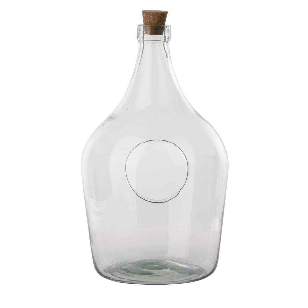 Recycled Glass Terrarium Cactus Succulent Air Plant Planter Pot Bottle 5L Clear