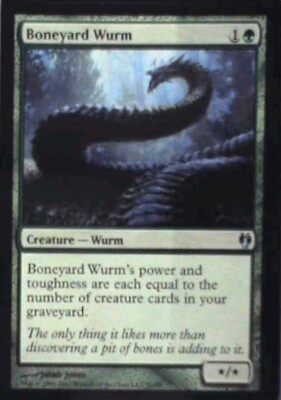 Boneyard Wurm - Duel Decks: Izzet vs. Golgari: #51, Magic: The Gathering Nm R139