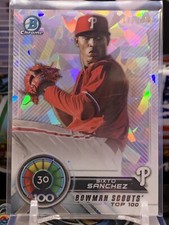Sixto Sanchez 2018 BOWMAN CHROME SCOUTS TOP 100 Atomic REFRACTOR /150 5G