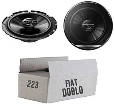 Pioneer Lautsprecher für Fiat Doblo 223 Boxen 16cm 2-Wege Koax Front Tür KFZ Set