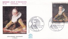 FRANCE 1972 FDC FLAGONARD YT 1702