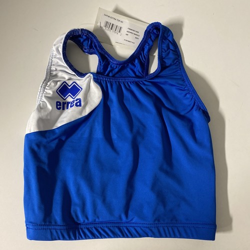 NWT ERREA Dafne Extra Top Girls' Sports Sleeveless Scoop Neck Racerback Blue S - Picture 3 of 5