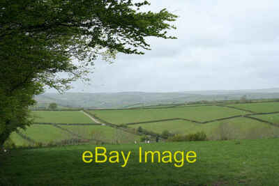 Photo 6x4 Brompton Regis: towards Howetown Farm The farmhouse chimneys ar c2007
