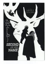 2024 House of the Dragon Season 1 JJ Lendl Episode Poster Autograph JJ3A #4/25