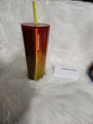 Starbucks 2022 Summer Heat Gradient Stainless Steel Tumbler Cold Cup 24oz  New | eBay