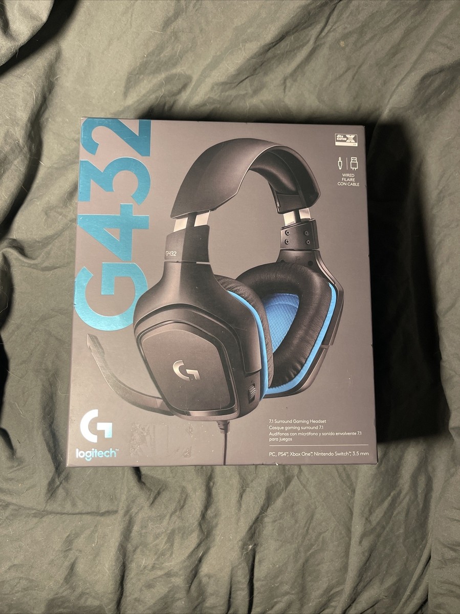 Logitech G432 DTS X Surround Sound Wired PC Gaming Headset