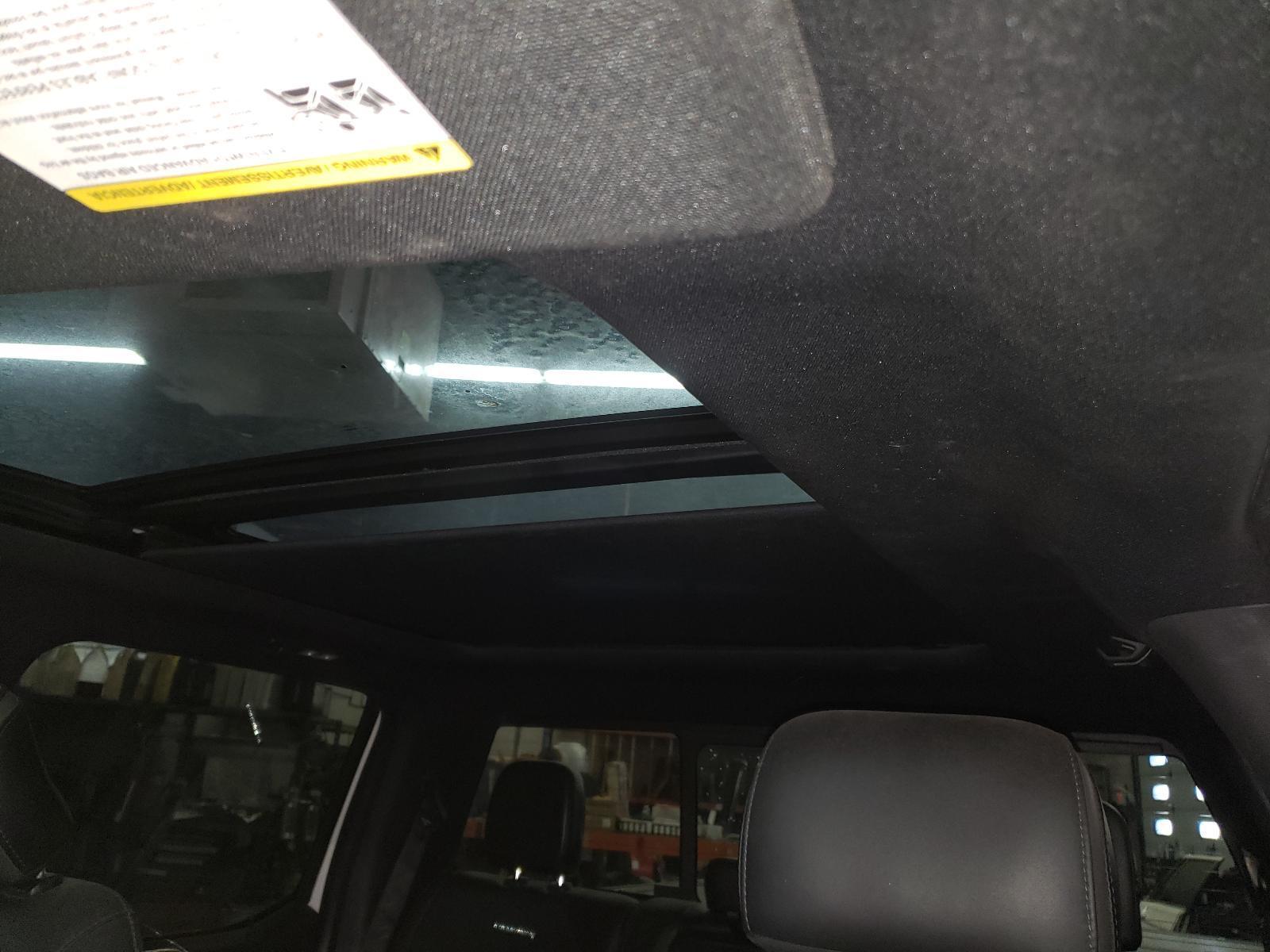 15 16 17 FORD F150 Crew Cab Platinum Headliner w/Sunroof Hole; Black 9B