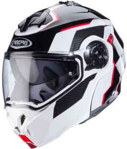 Caberg Duke Evo - Move Black/White/Red Motorcycle Helmet