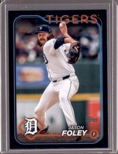 JASON FOLEY 2024 Topps Update #US290 Black Parallel #34/74