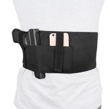 Hunting Belly Band Holster Ultra-Comfort Ambidextrous Gun Case Waistband Holster