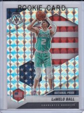 LAMELO BALL ROOKIE CARD Hornets RARE MOSAIC PRIZMS VARIATION Basketball 2020 RC!
