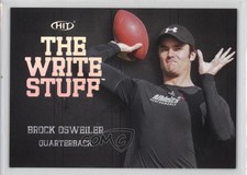 2012 SAGE Hit The Write Stuff Brock Osweiler #WS8 0c4