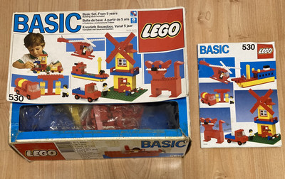 Lego Vintage 530 Basic Building Set komplett mit Box und Anleitung