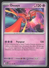 Deoxys #032/086 Uncommon ME04: Chaos Rising Pokemon