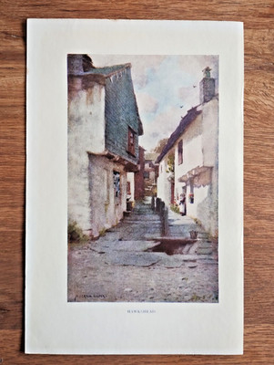 Hawkshead, Lake District - antiker Druck - 1922 (Verkäufer Ref A2)