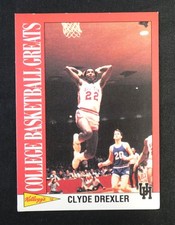 1992 KELLOGG's College Greats CLYDE DREXLER #2