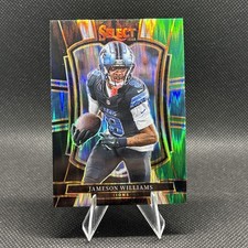 2025 Panini Select PremierJameson Williams #171 Black &Green Shock Prizm (51626)
