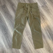 Isabel Marant Etoile Capri Pants Women Sz 0 Classic Pockets Button Zip